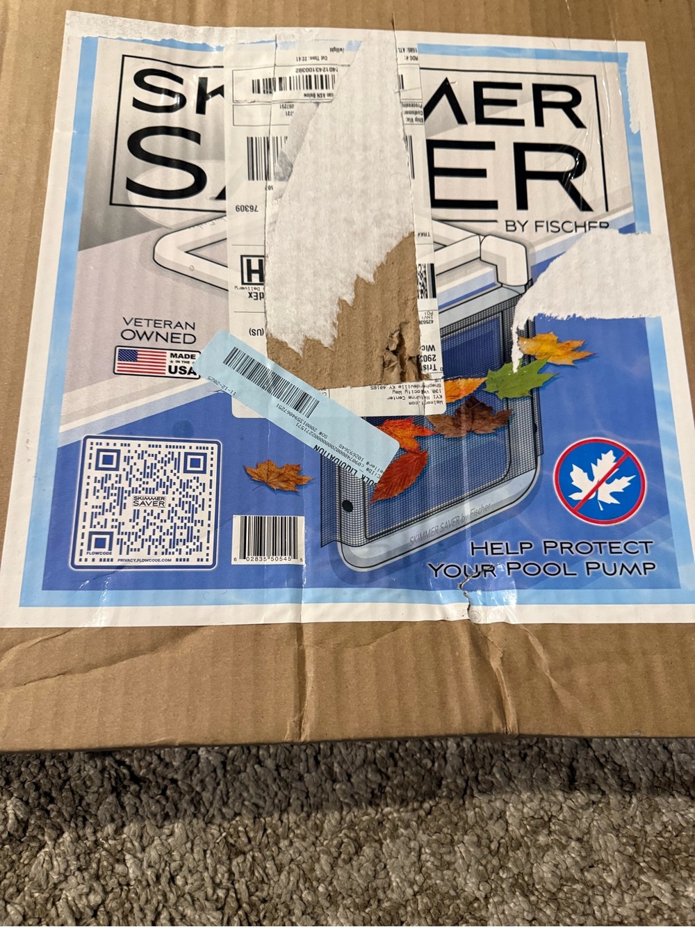 Skimmer Saver Pool Pump Leaf Skimmer - Blue